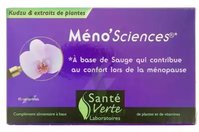 Meno'sciences Sante Verte 45 Comprimes à Bourg-lès-Valence