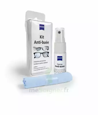 Zeiss Kit Spray Antibuée Fl/15ml + Tissu Microfibres à Bourg-lès-Valence