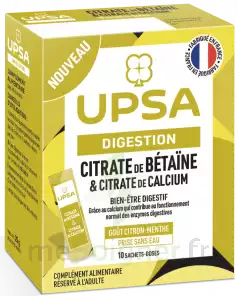 Upsa Citrate De Bétaïne & Citrate De Calcium Poudre 10 Sachets à Bourg-lès-Valence